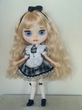 Custom Blythe Doll Sydney blonde hair cosplay costume shoes hands