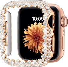 Bling Bumper Case for Apple Watch Series 6/5/4/SE 40mm Diamond Protective Cover