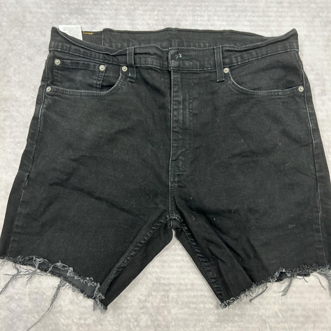 Levi's Shorts Levi 502 Cut Off Denim Shorts Men's 38 thumbnail 2