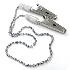 5pcs Dental Bib Holders Clavable | Lightweight Stainless Steel Neck Holder Chain