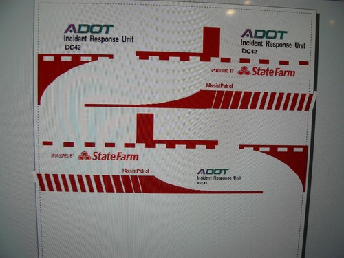 Arizona ADOT Roadside Assistance Truck Decals 1:24