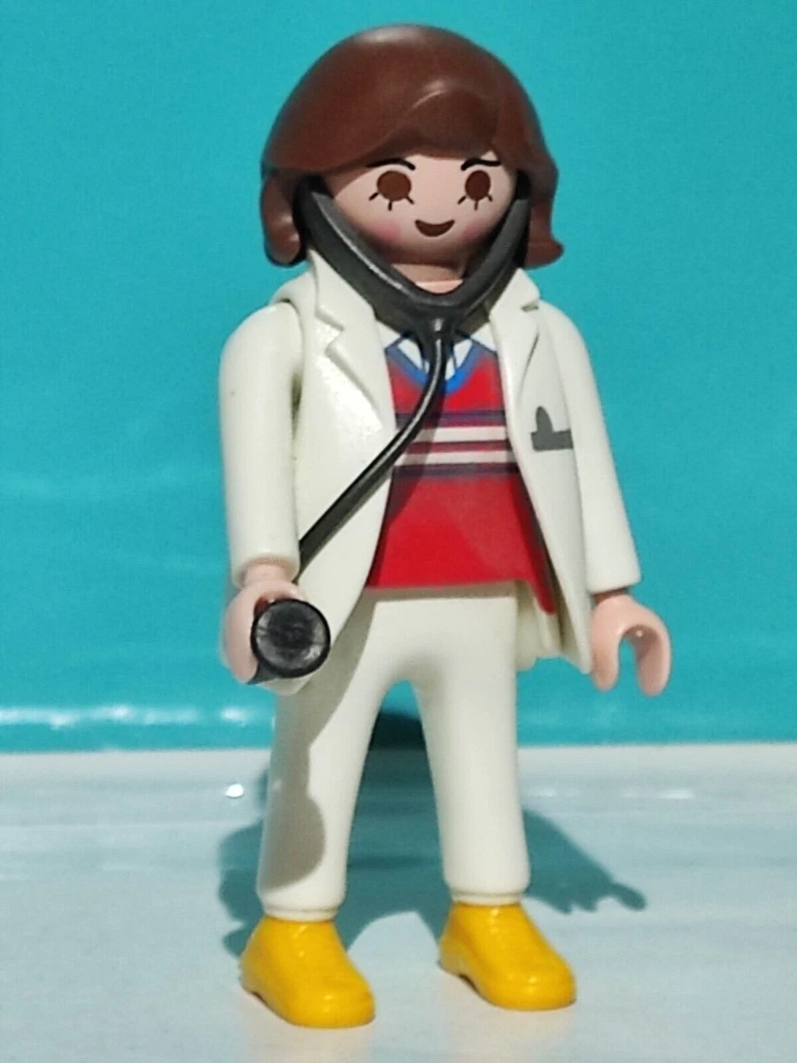 PLAYMOBIL DOCTOR FIGURE REF 4404 CLINIC HOSPITAL MEDICINE MEDICAL SICK