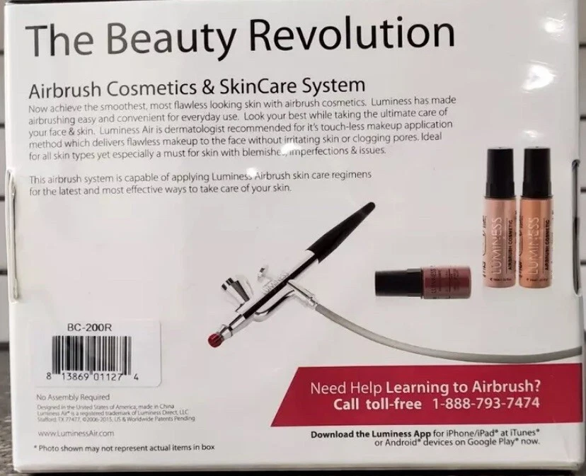 Sealed Luminess Air Airbrush Makeup System Pink Black LC-400BH New Sealed - Image 2 of 2