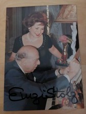 Einzi Duma oryg. znak. Kartka z autografem żona Roberta Stolza zmarłego 2004