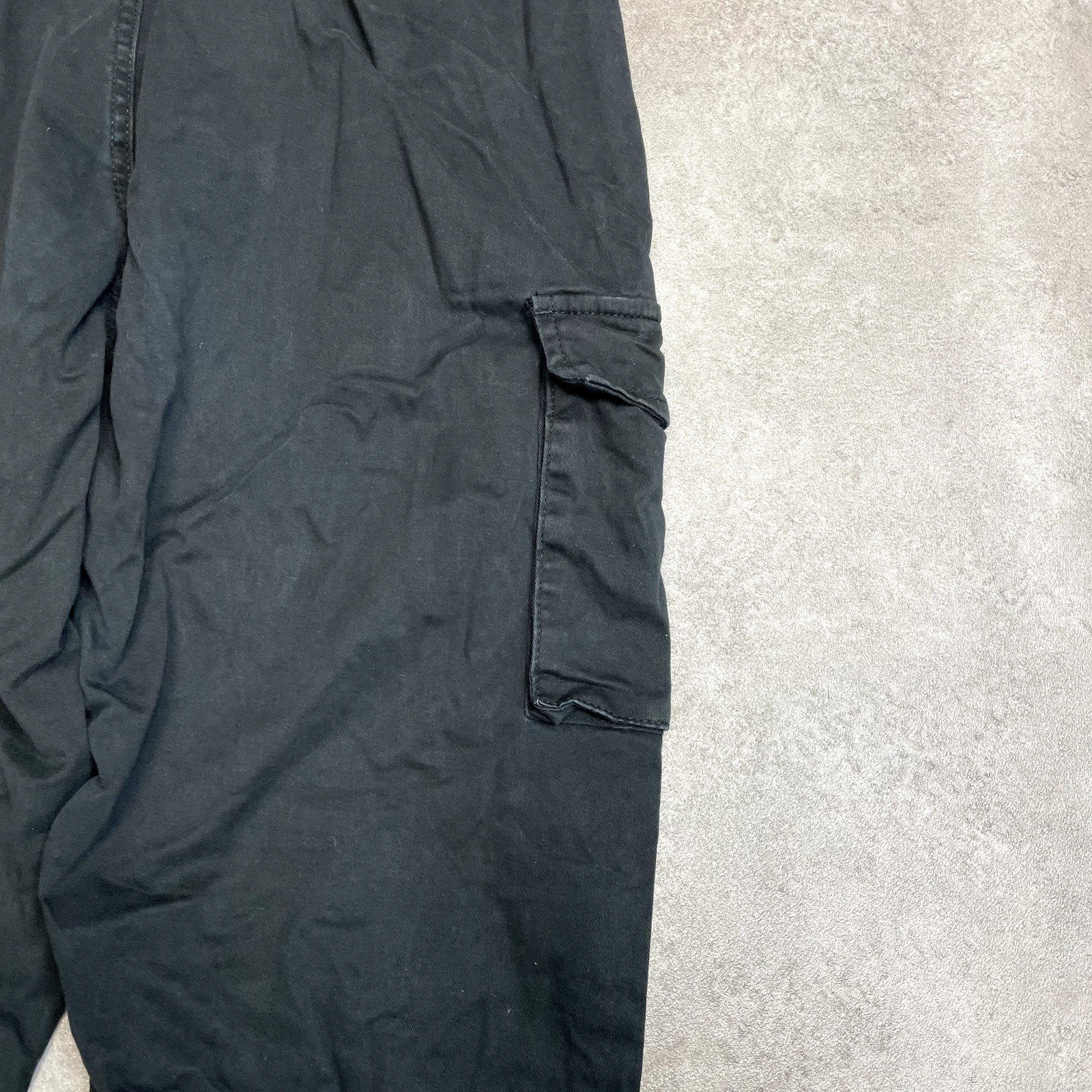 Vintage Cargo Trousers Mens Tech Y2K Workwear Outdoor Pants, Black, 30" image 10