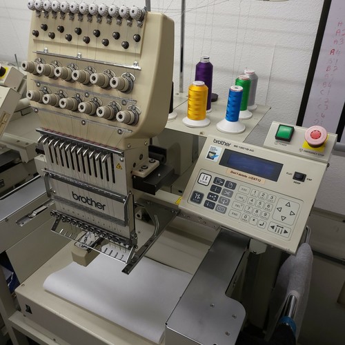 2X brother Industrial Embroidery Machine BE1201BAC & BES916AC eBay