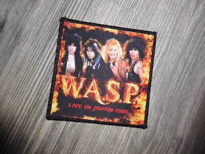 WASP W.A.S.P Patch Heve Metal Dokken Twisted Sister Poison Killer