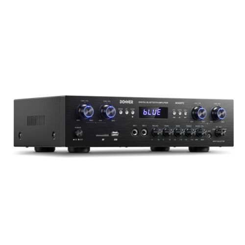 🔊 Donner Bluetooth HiFi Power Amplifier Receiver 600W 4 Channel Audio Amp MAMP5 - Picture 1 of 18