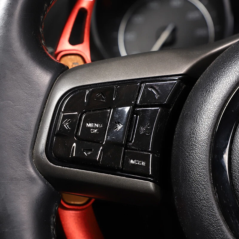 Se adapta a Jaguar XE XF F-PACE E-PACE F-TYPE Volante de coche Botón Borde Foto 3 de 4