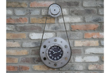 Unusual Industrial Style  Bike Chain Wall Clock