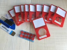 10X RED Front Faceplate Housing Case Cover Button iPod Video 5th 5.5 gen 80GB