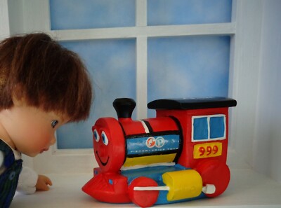Dept. 56 mini Fisher Price Huffy Puffy Train for Ellery Kish or 5-8  doll