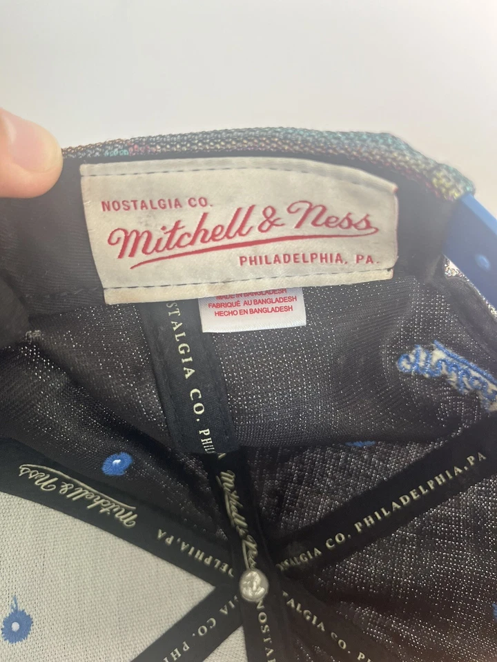 Oklahoma City Thunder OKC Mitchell And Ness Snapback Hat Multi Color Pattern - Image 4 of 4