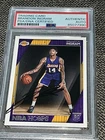 2016-17 NBA Hoops #262 Brandon Ingram Signed Card AUTO PSA Slabbed RC Lakers