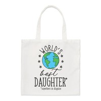 Weltweit Beste Tochter Regular Tragetasche Lieblings Witz Toll Familie Lustig