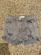 RSQ Sunset High Rise Shorts Gray Size 26 Vintage EUC Cute