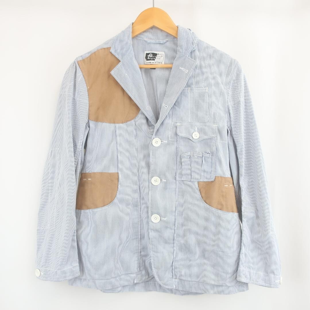 Engineered Garments Hickory Patchwork Jacket Cott… - image 1