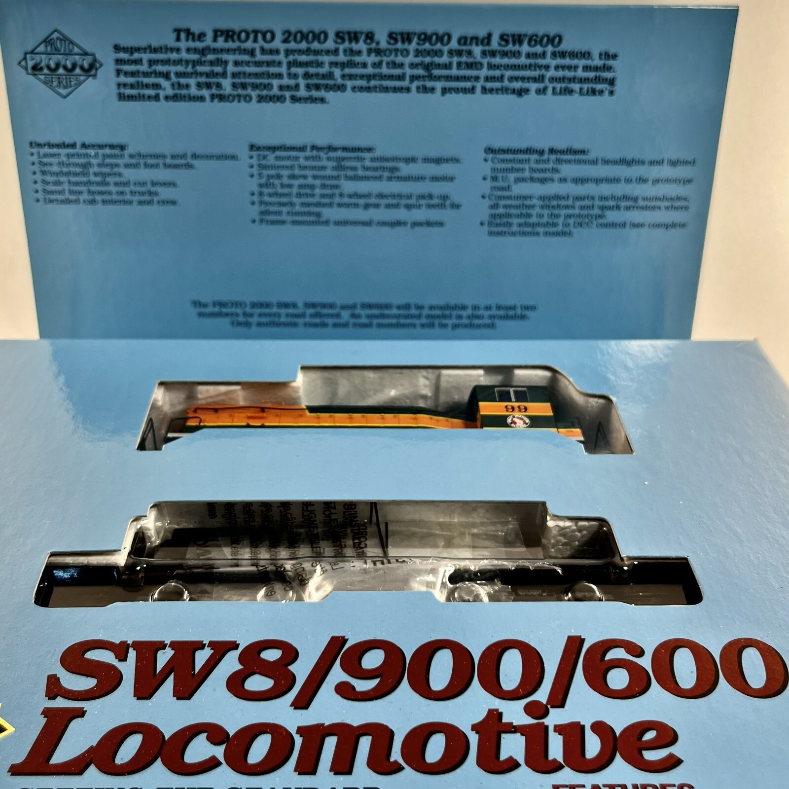 Proto Sw8 Proto 2000 No.30065 HO Scale GN SW8/900/600 Diesel Locomotive #99 | eBay