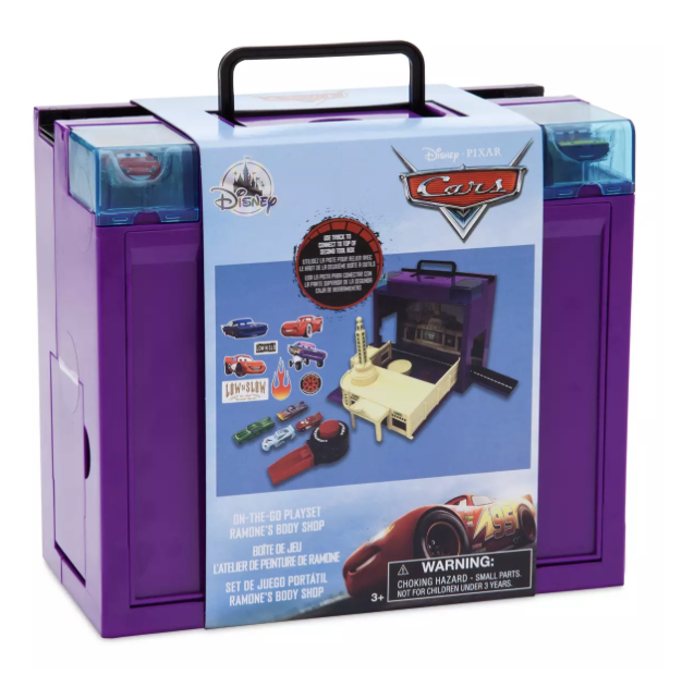 Disney Parks Ramone's Body Shop On-the-Go Play Set – Cars Toy New