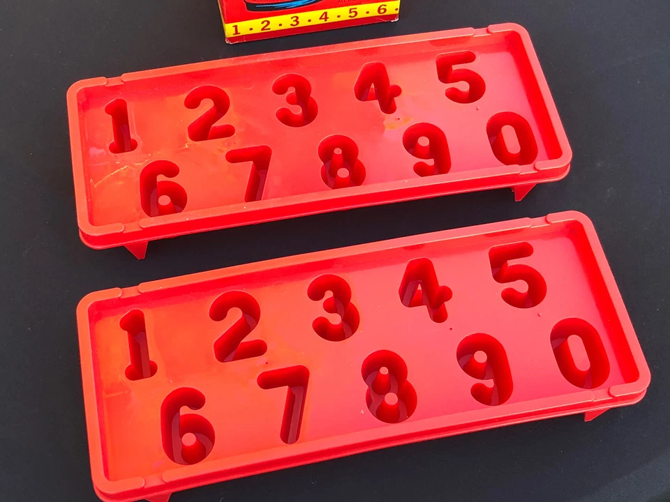 🧊Vintage 1986 NOS Texasworks  “123 ICE” Plastic Ice Cube Trays 🧊 - Image 4 of 4