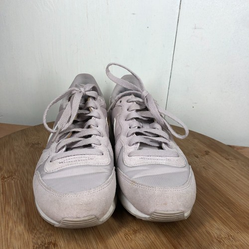 Nike Shoes Womens 8 Internationalist Sneakers Pink Gray Suede Sneakers Casual - Picture 3 of 14