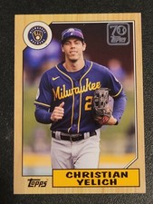 Christian Yelich 2021 Topps Update 70 Years of Topps Baseball #70YT-37 Brewers