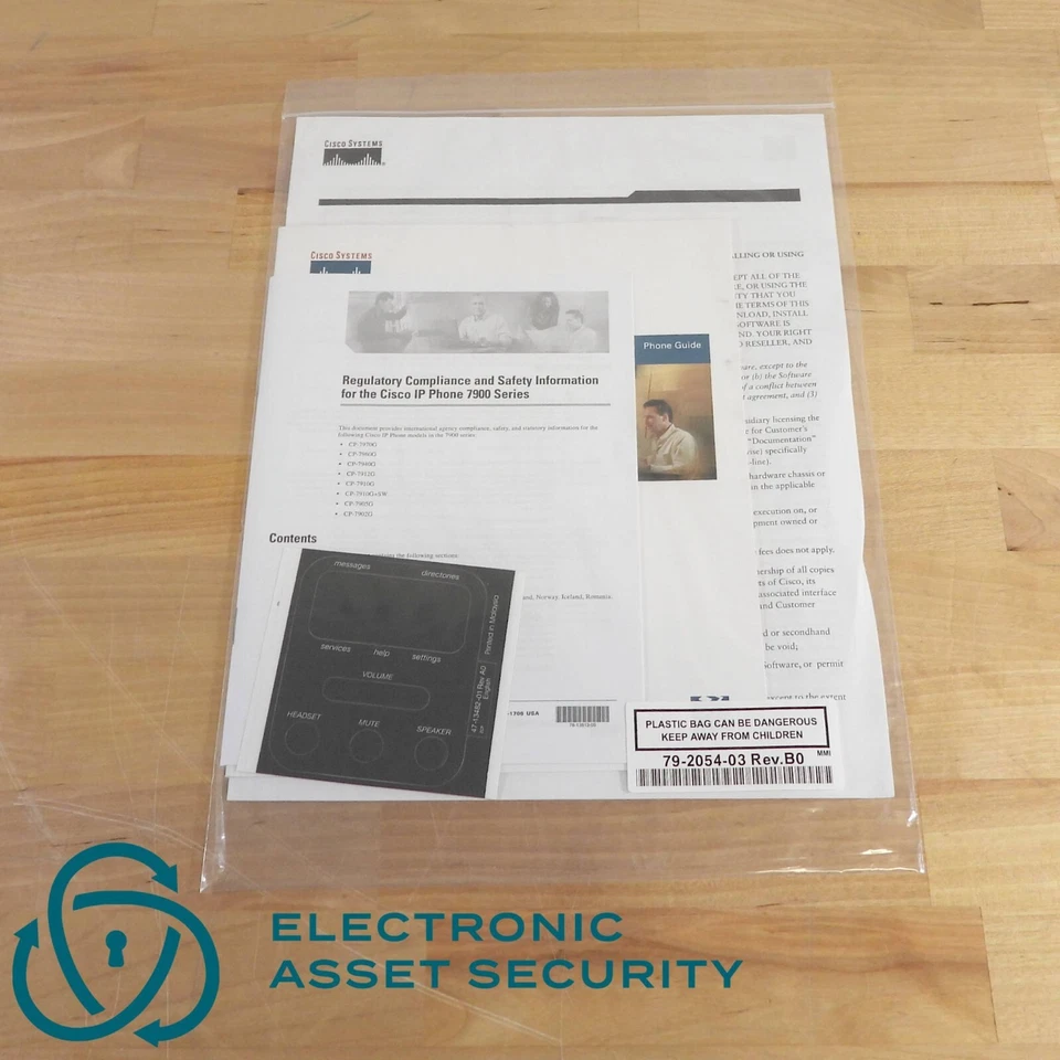 (Lote de 3) Teléfono IP Unificado Cisco Systems (7960G) Foto 3 de 3