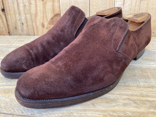 Edward Green Loafer Men's Brown Suede 