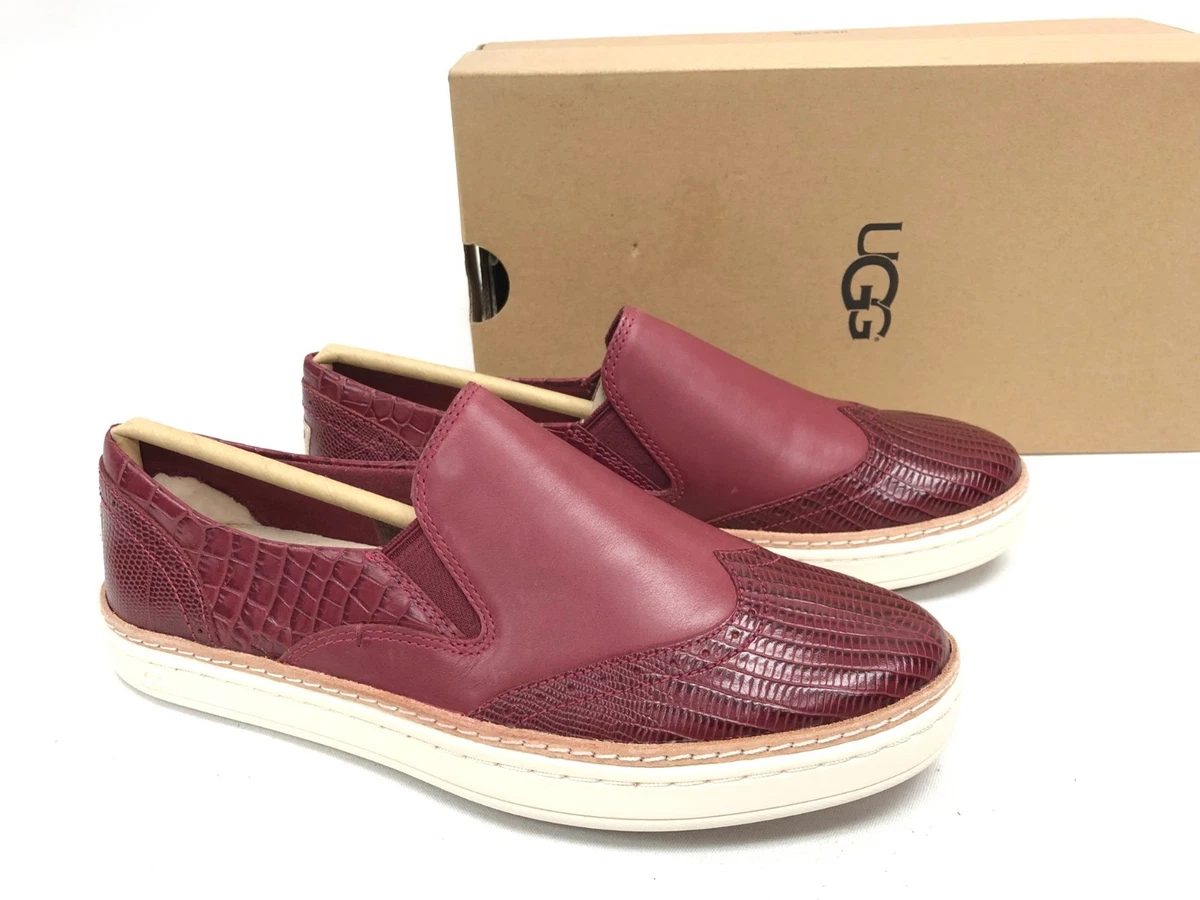 Ugg Australia Hadria Croco Lonely Hearts Slip On Wingtip Loafer