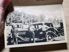 Vintage Blue Ball PA Garage Harry Zimmerman Chrysler Plymouth Sunoco Photo Card