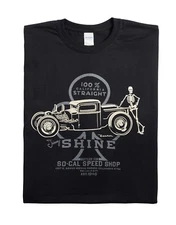 Men's So-Cal Speed Shop Jimmy Shine Original Truck Black T-Shirt 1507TC10