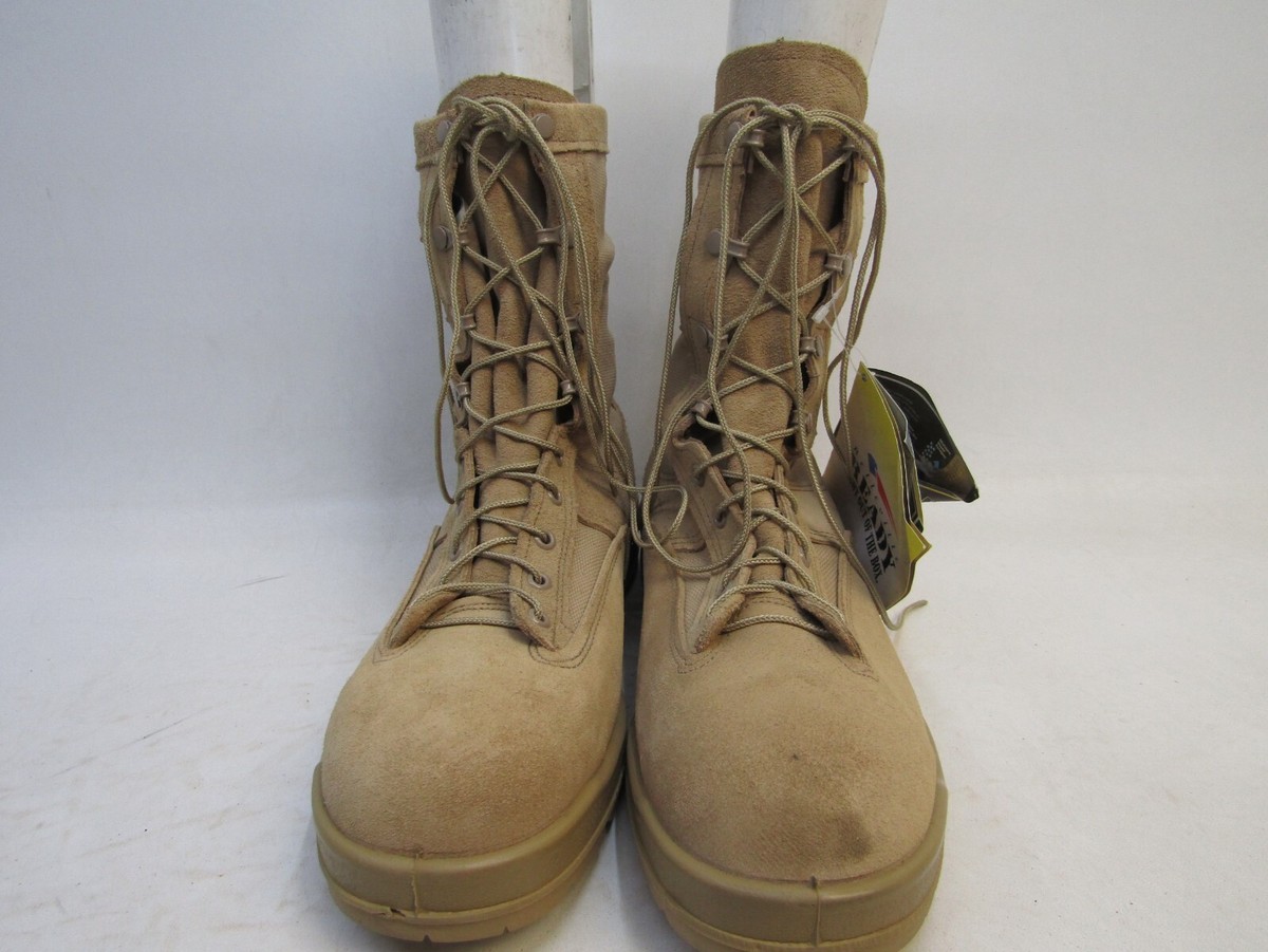 EUC Belleville Mens Sz 12.5 R Tan Suede Gore-Tex Combat Tactical Military Boots EUC Belleville Mens Sz 12.5 R Tan Suede Gore-Tex Combat  main image 4