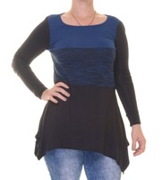 Grace Elements Mixed-knit Handkerchief-hem Top Size Xs on sale Grace Elements Mixed-knit Handkerchief-hem Top Size Xs on sale