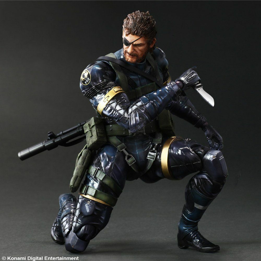 Metal Gear Solid V Ground Zeroes Play Arts Kai Snake Figure Square