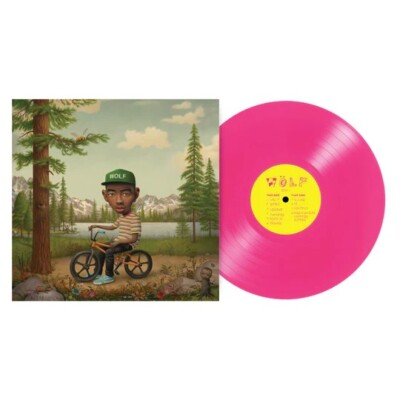 TYLER THE CREATOR - WOLF - DOUBLE LP X12 VINYL PINK COLORED with cd OPENED