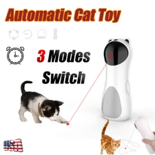 3 Settings Cat Laser Toy Automatic Indoor Motion Activated Interactive Recharge