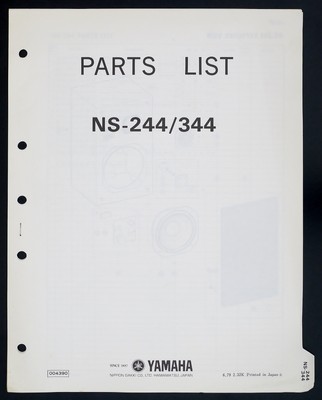 yamaha ns 244 speakers