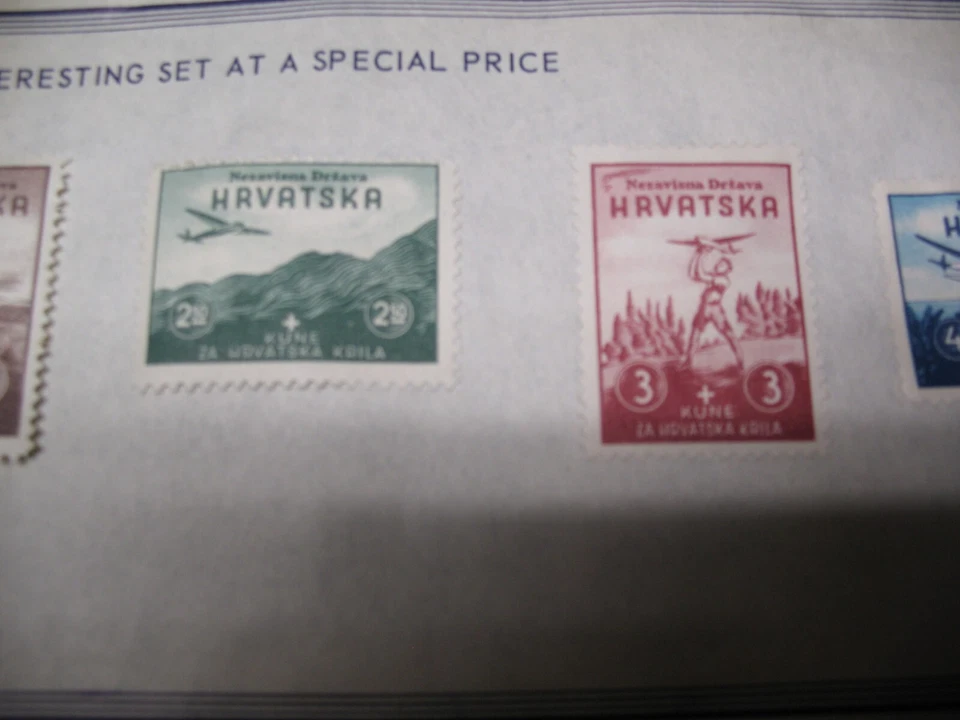 CROATIA 1942  AVIATION  FUND.  SINGLE  STAMPS (4) - Image 3 of 4