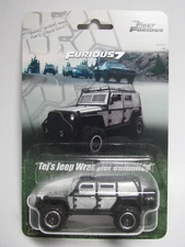 Fast & Furious 7 Tej Armored Jeep Wrangler Unlimited  1/64 Custom Hot Wheels
