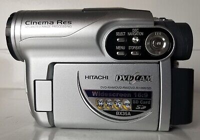 Hitachi DZ-BX35A DVD Camcorder Widescreen Cinema Res w/ 25x Hitachi DZ-BX35A DVD Camcorder Widescreen Cinema Res w/ 25x