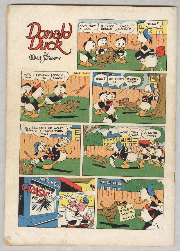 Four Color #263 February 1950 G Donald Duck Land of the Totem
