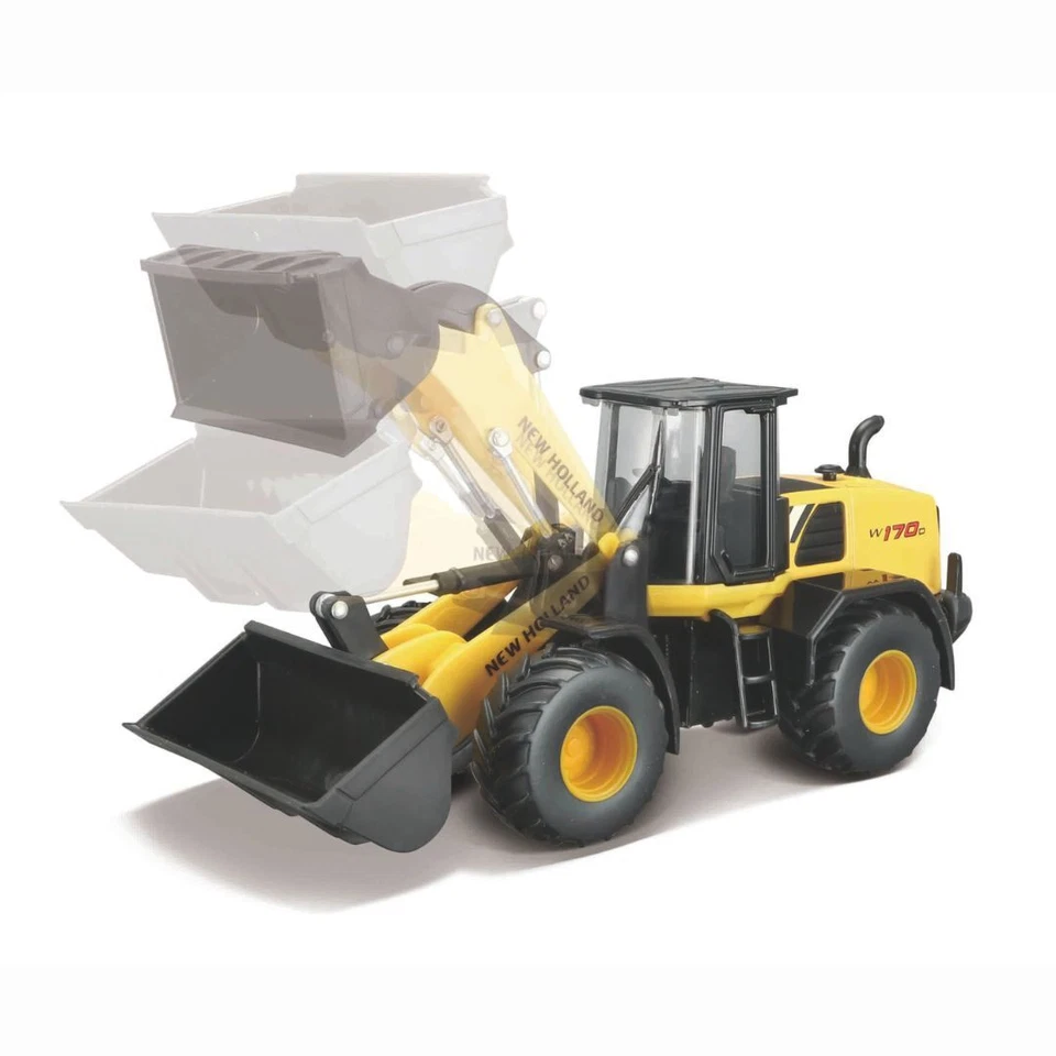 18-32083 Bburago - Ruspa W170 D New Holland - Scala 1:50 - Immagine 4 di 4