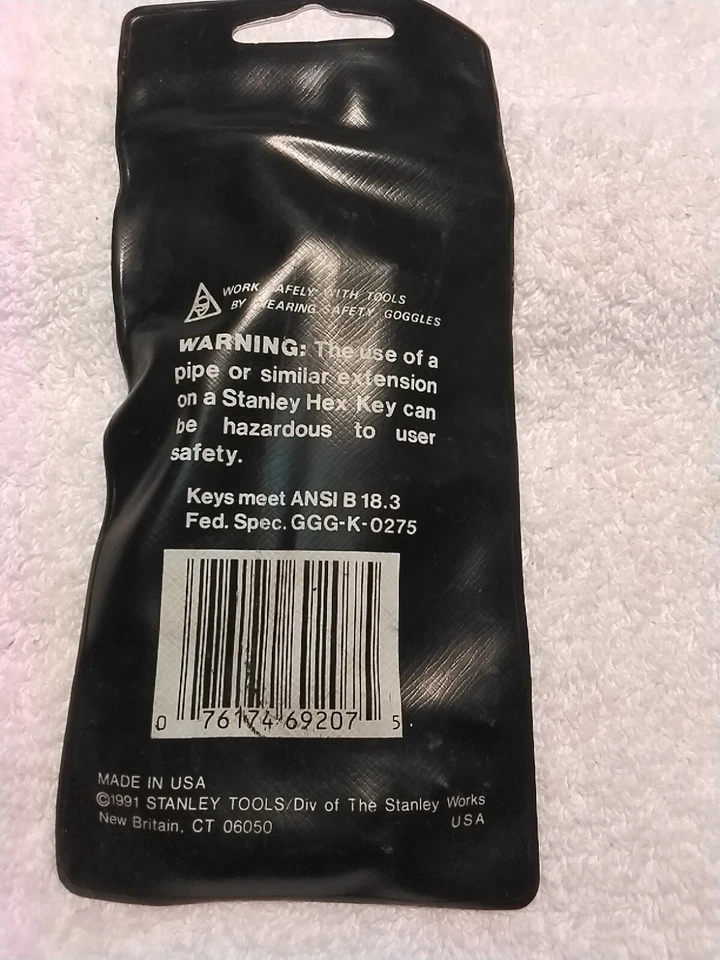 STANLEY 69-207 HEX KEY SET SAE USA 🇺🇸 - Image 3 of 3