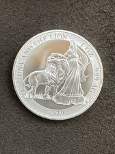 2020 St. Helena 1 oz Silver Una and the Lion Coin BU .999 Fine