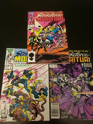 Strikeforce Morituri #1,#2,#3 (1986) Strikeforce Morituri MARVEL COMICS 