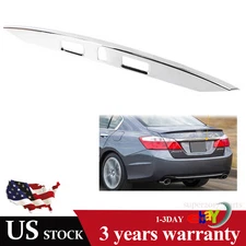 For 2013 2014 2015 Honda Accord Sedan Tail Trunk Lid Garnish Molding Chrome Trim