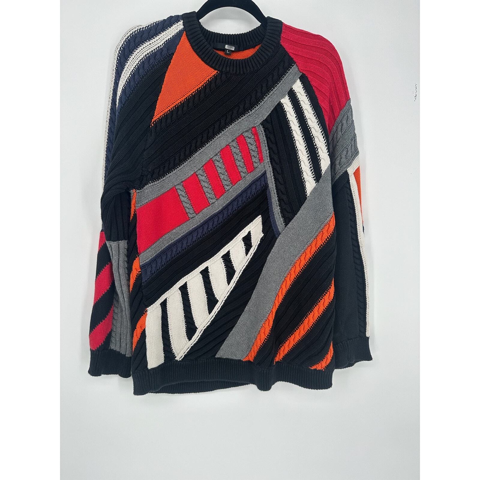 Koché Patchwork Oversized Sweater LARGE - image 2