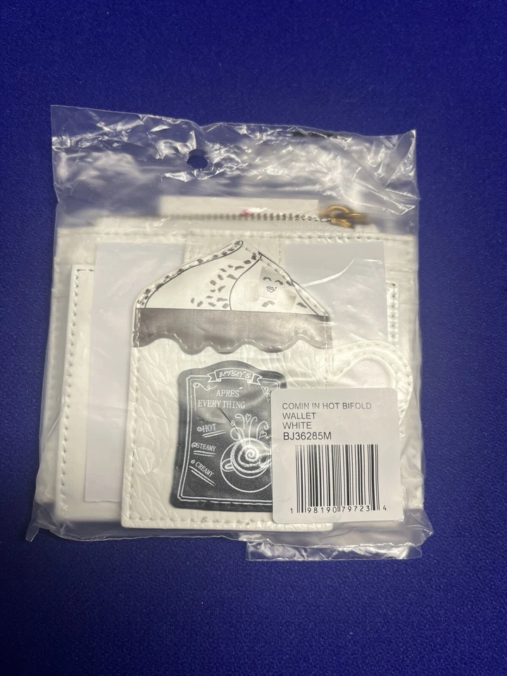 Cartera Betsey Johnson Kitsch Comin In Hot Bi Plegable NUEVA CHOCOLATE CALIENTE Foto 2 de 4