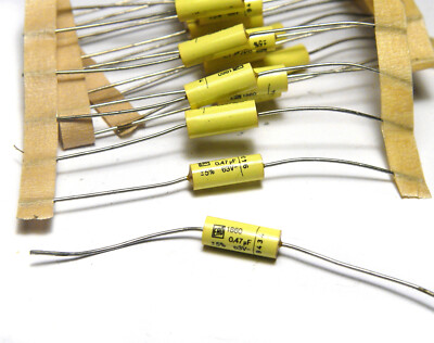 20x ERO MKC 1860 Kondensator, 0.47 µF / 5% / 63 VDC, Audio Tone Capacitor, NOS