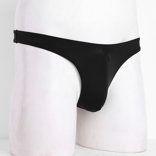 Men's Silky Bikini Briefs Breathable Bulge Pouch Underwear Thong G-string - Bild 29 von 43